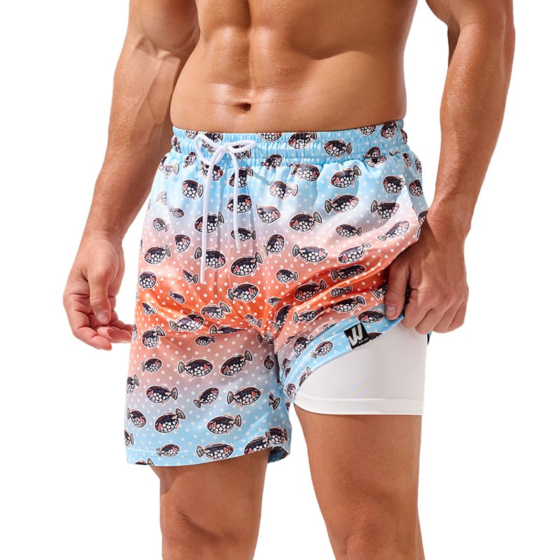 Custom Printed Swim Shorts